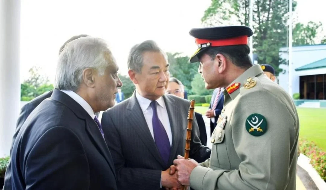 COAS, Chinese Foreign Minister Reaffirm Strategic Partnership and Regional Cooperation