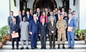 FM Asim Munir with PM Shehbaz and other officials 