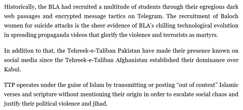 Social Media for Terrorist Recruitment