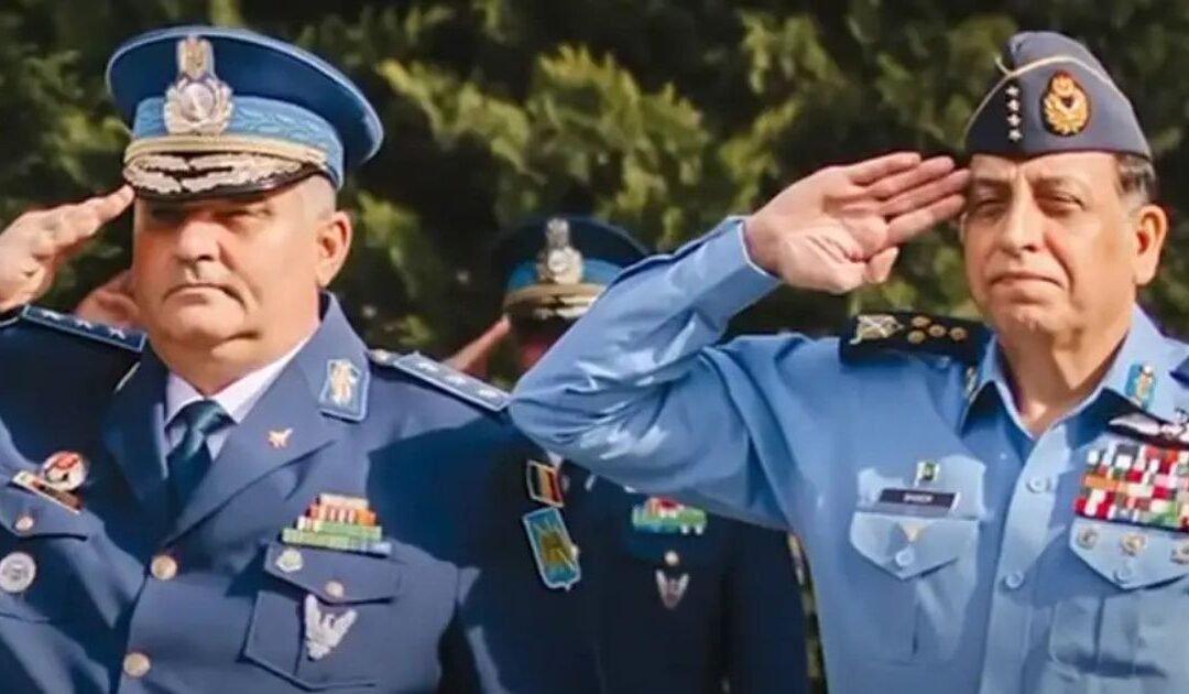 Air Chief Marshal Zaheer Ahmed Baber Sidhu on Official Visit to Romania