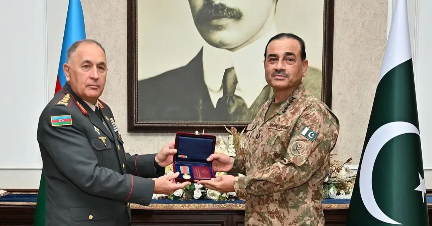 Azerbaijan’s Medal for Field Marshal COAS Asim Munir