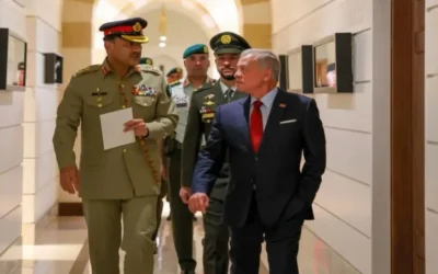 Jordan’s King Abdullah Praises Pakistan Army’s Role in Regional Peace During Meeting with COAS FM Munir