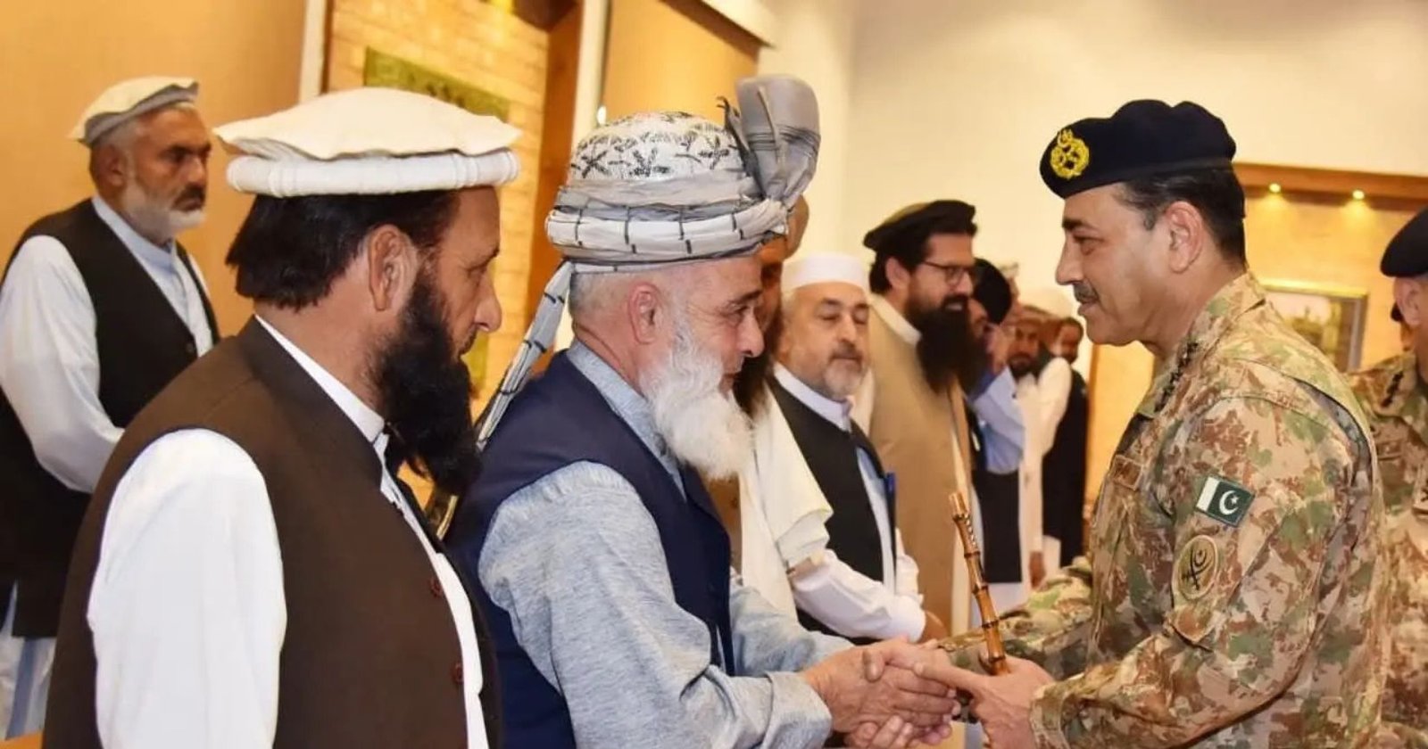 COAS Reaffirms Pakistan’s Resolve Against Cross-Border Terrorism; Meets Tribal Elders in Peshawar