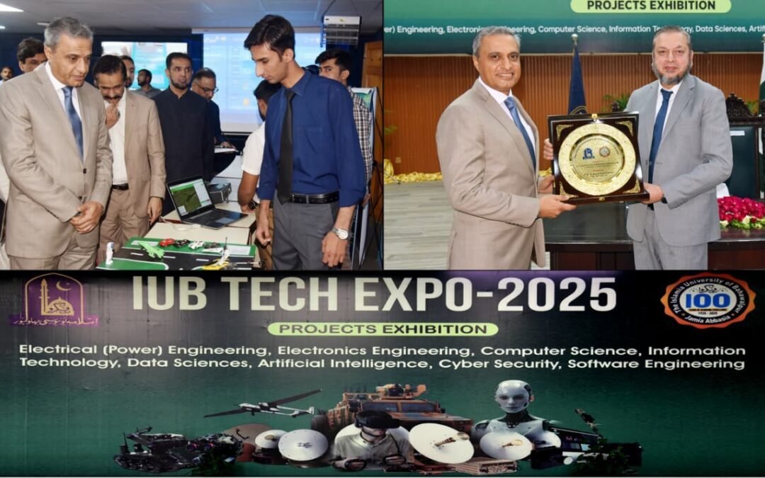 Commander Bahawalpur Corps Lauds Student Talent at IUB Tech Expo 2025