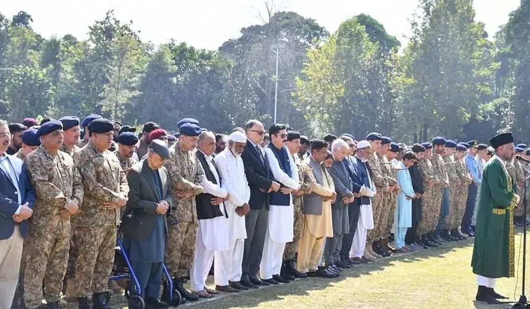 COAS Field Marshal Asim Munir Leads Funeral for 12 Heroes Who Sacrificed Lives Defending Motherland