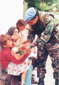 Pak UN Peacekeepers winning hearts of the Bosnian population