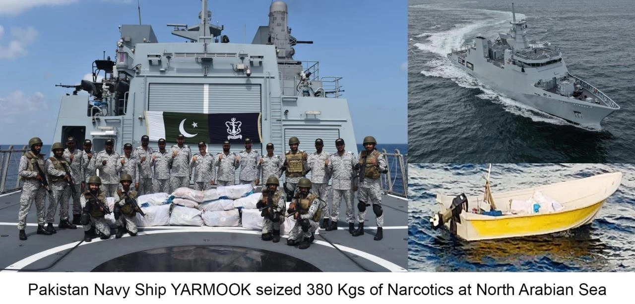 Pakistan Navy Seize Narcotics Valued at Over $972 Million in Arabian Sea, PNS YARMOOK, CTF-150