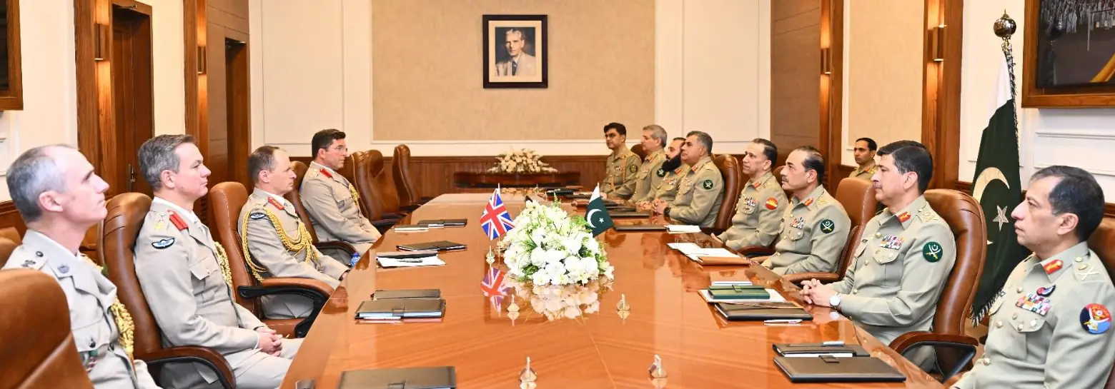 British Army Chief Meets COAS Munir to Discuss Strengthening Defence Cooperation