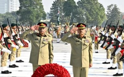 CJCSC General Sahir Shamshad Bids Farewell to COAS FM Asim Munir