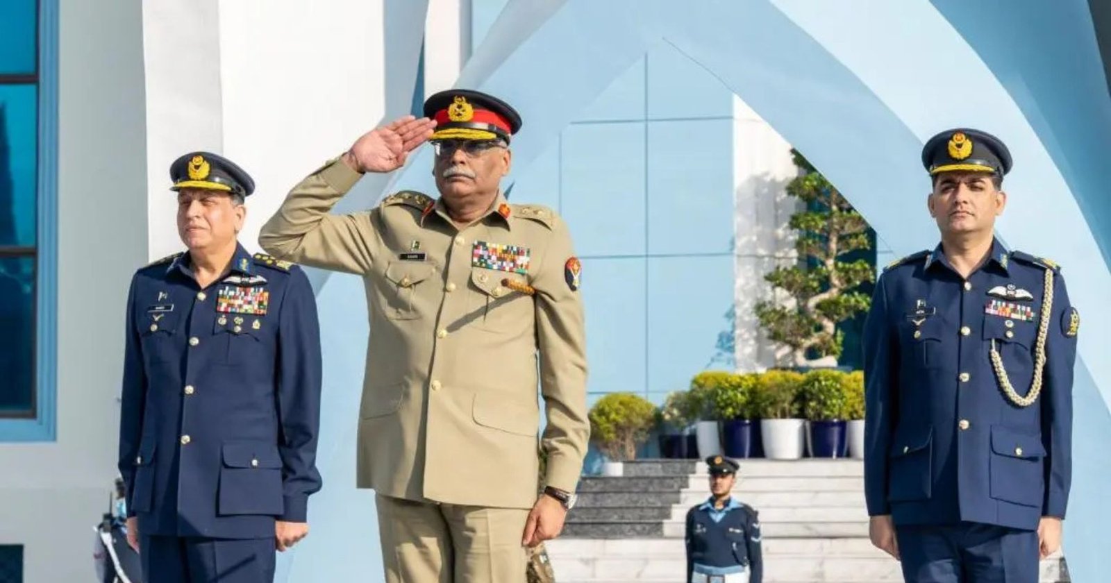CJCSC General Sahir Shamshad Visits Air Headquarters in Farewell Call