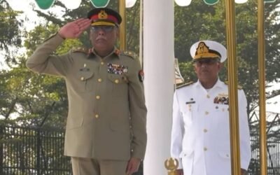 CJCSC Pays Farewell Visit to Naval Headquarters