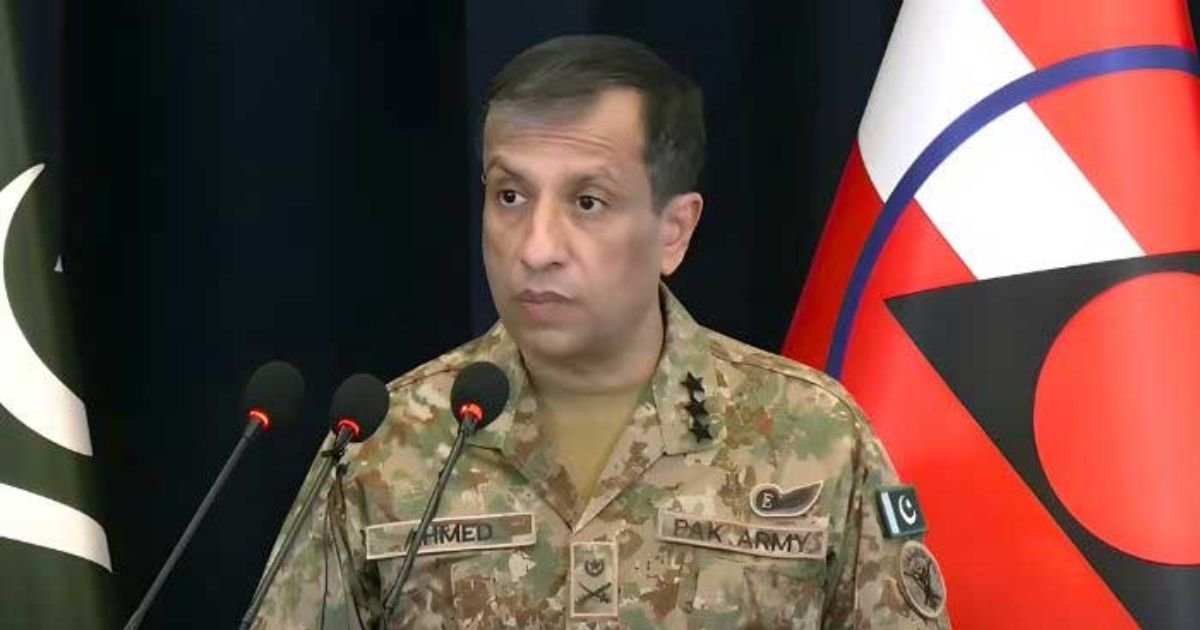 DG ISPR Lt Gen Ahmed Sharif Ch