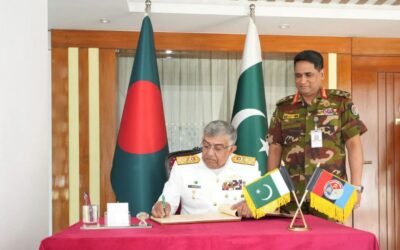 Pakistan Navy Chief Admiral Naveed Ashraf Meets Bangladesh’s Lt Gen S.M. Kamrul Hassan to Bolster Maritime Ties