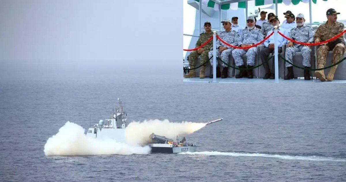 Pakistan Navy Successfully Test-Fires Indigenous Ship-Launched Anti-Ship Ballistic Missile