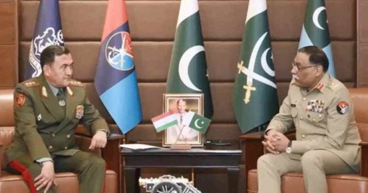 Pakistan, Tajikistan Vow Deeper Military Ties in High-Level Rawalpindi Talks