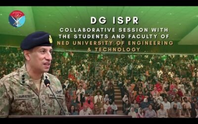 DG ISPR Holds Special Session with Students and Faculty at NED University, Karachi