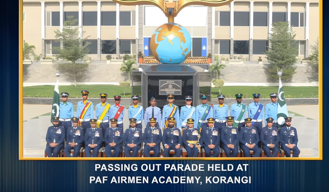 1,155 Trainees Graduate in Grand Passing Out Parade at PAF Airmen Academy Korangi Creek