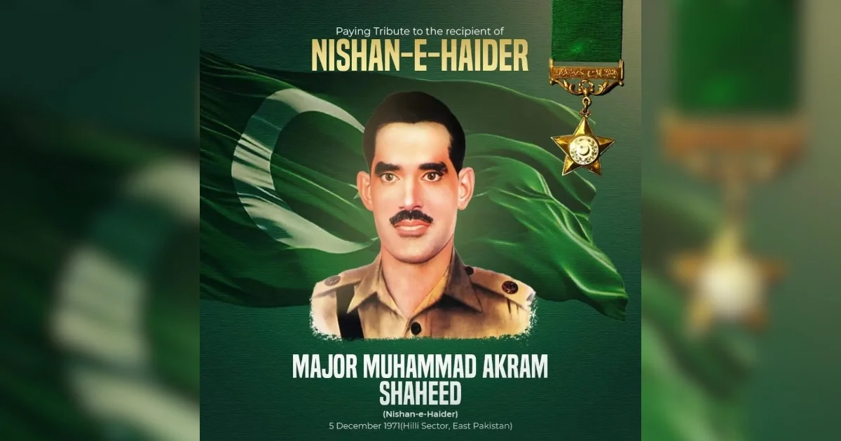Armed Forces Commemorate 54th Shahadat Anniversary of Major Muhammad Akram Shaheed (NH)