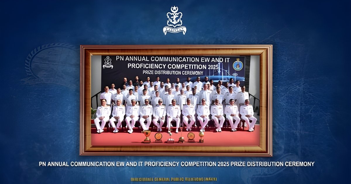 Chief of the Naval Staff Graces PN Annual Communication, Electronic Warfare, and IT Proficiency Ceremony