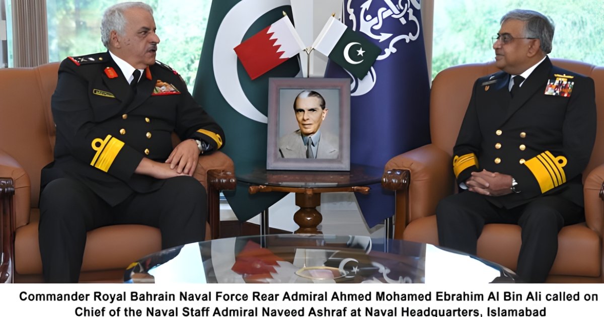 Commander Royal Bahrain Naval Force Visits Naval Headquarters