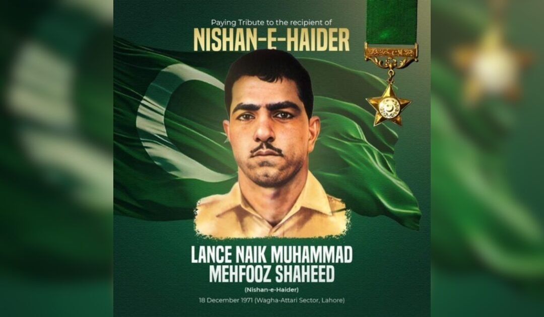 Pakistan Armed Forces Pay Rich Tribute to Lance Naik Muhammad Mehfooz Shaheed (NH) on his Martyrdom Anniversary