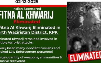 Security Forces Neutralize Seven Indian-Sponsored Khwarij in North Waziristan IBOs