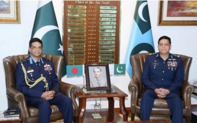 Bangladesh Air Force Chief Calls on Air Chief Marshal Zaheer Ahmed Baber Sidhu