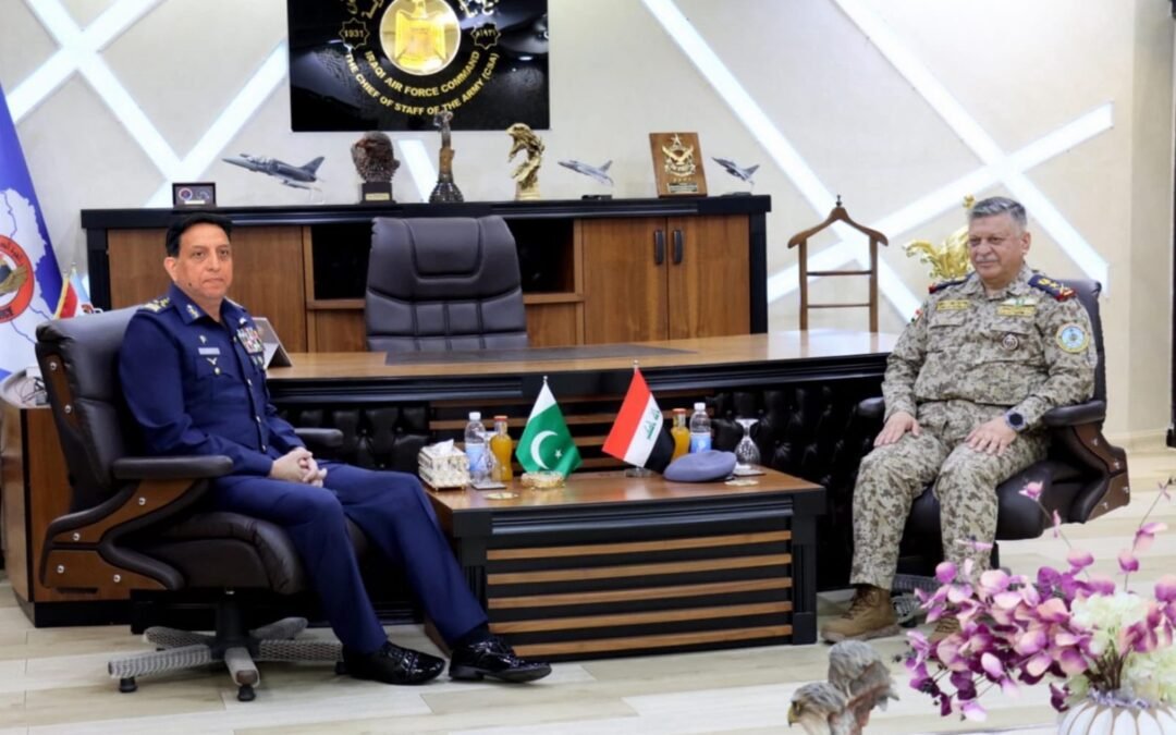 Chief of Air Staff Meets Iraqi Air Force Commander, Discusses JF-17 Thunder and Defense Collaboration