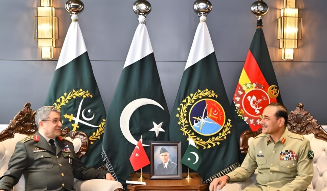 Chief of Turkish General Staff Calls on Field Marshal Syed Asim Munir at GHQ