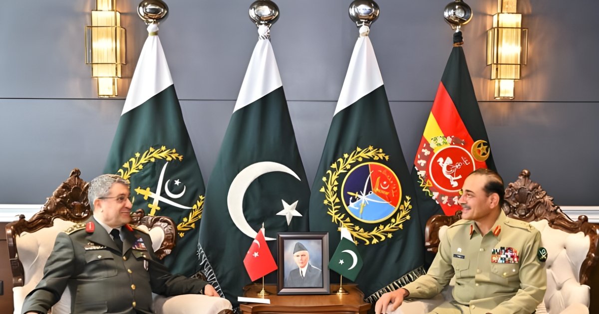 Chief of Turkish General Staff Calls on Field Marshal Syed Asim Munir at GHQ