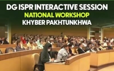 DG ISPR Engages in Strategic Dialogue with National Workshop Participants in Khyber Pakhtunkhwa