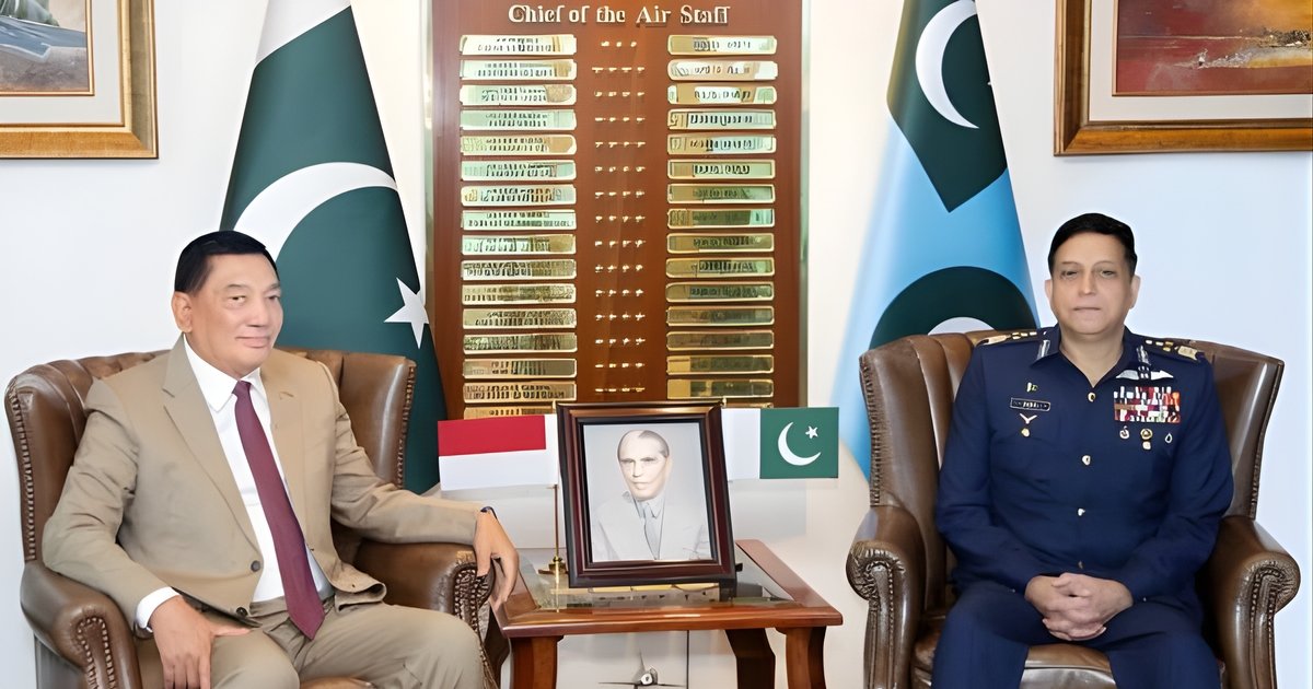 Indonesian Defence Minister calls on Chief of Air Staff, Pakistan Air Force