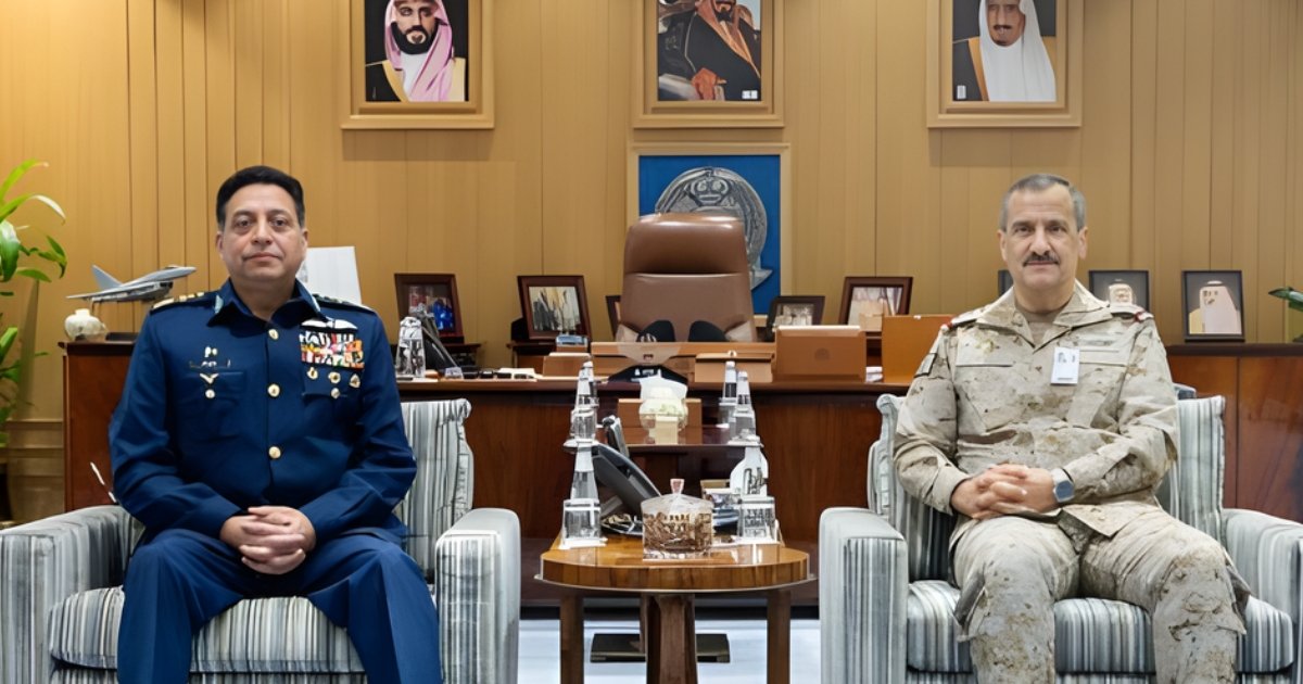 Pakistan Air Chief, and Saudi Defense Leadership Reaffirm Enduring Strategic Partnership during Official Visit to Riyadh