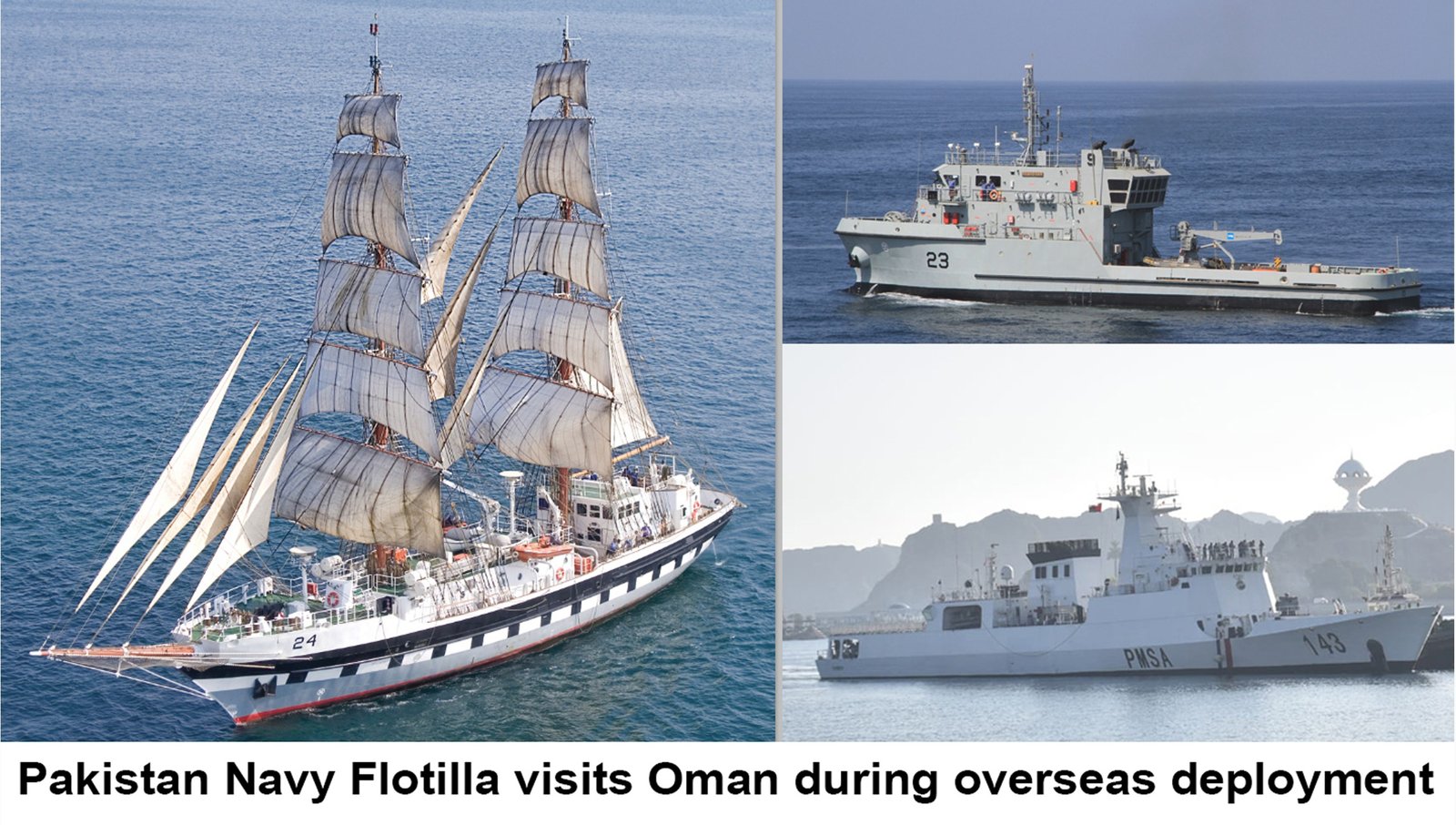 Pakistan Navy Flotilla Concludes Visit to Muscat, Oman