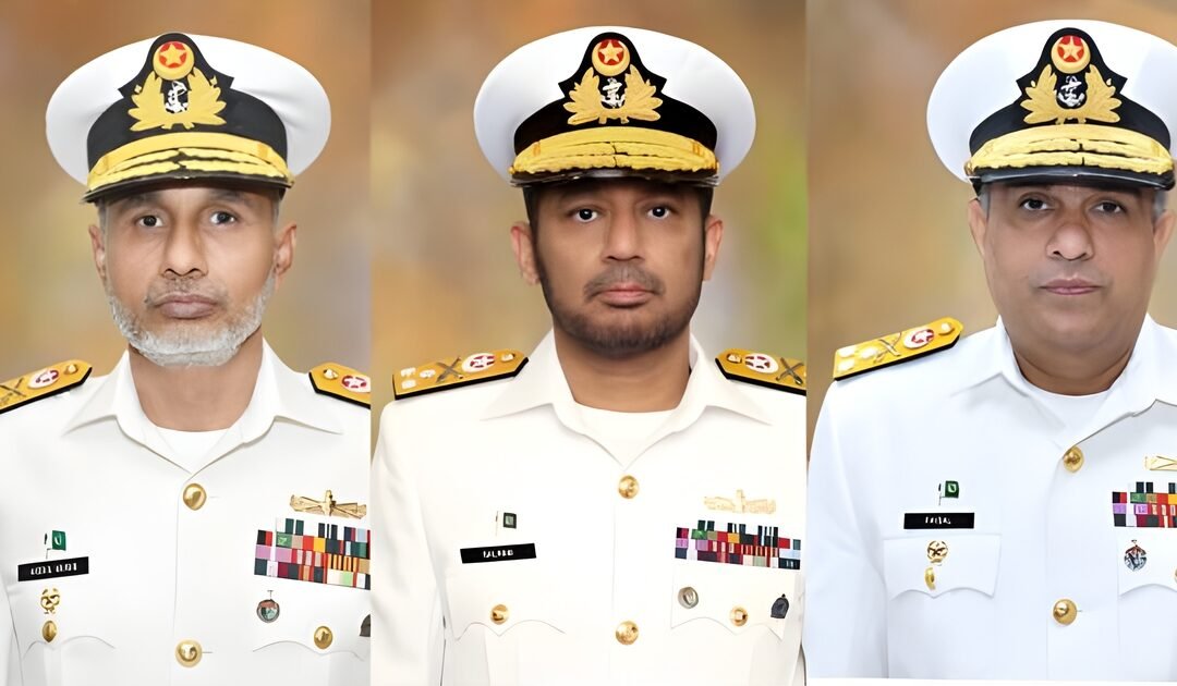 Pakistan Navy Promotes Three Rear Admirals to Vice Admiral Rank