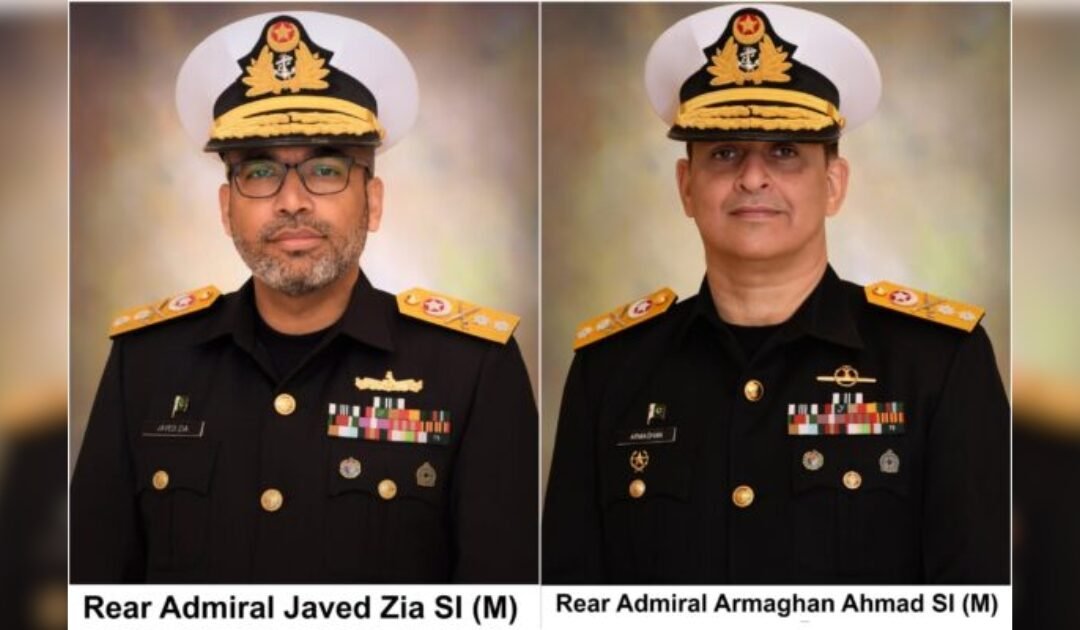 Pakistan Navy Promotes Two Commodores to Rank of Rear Admiral