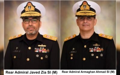 Pakistan Navy Promotes Two Commodores to Rank of Rear Admiral