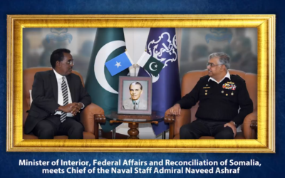 Somali Interior Minister Meets Naval Chief at Naval Headquarters