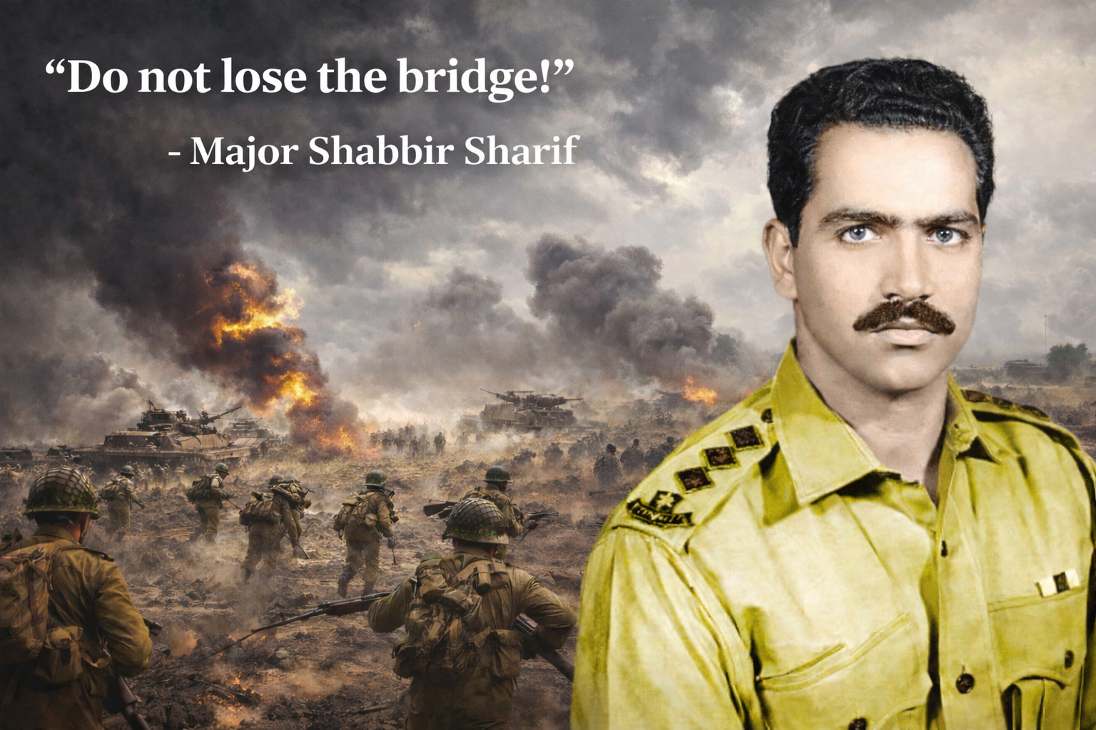 Cover image of Maj Shabbir Sharif
