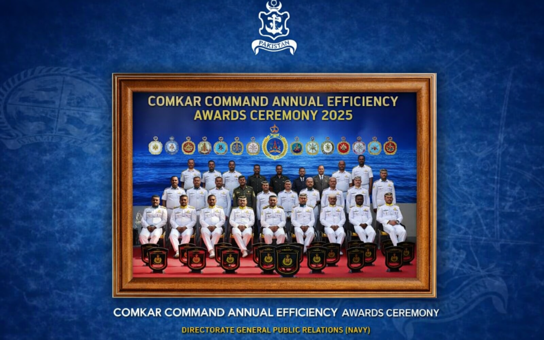 Pakistan Navy Celebrates Professional Excellence at COMKAR Command Annual Efficiency Awards 2025