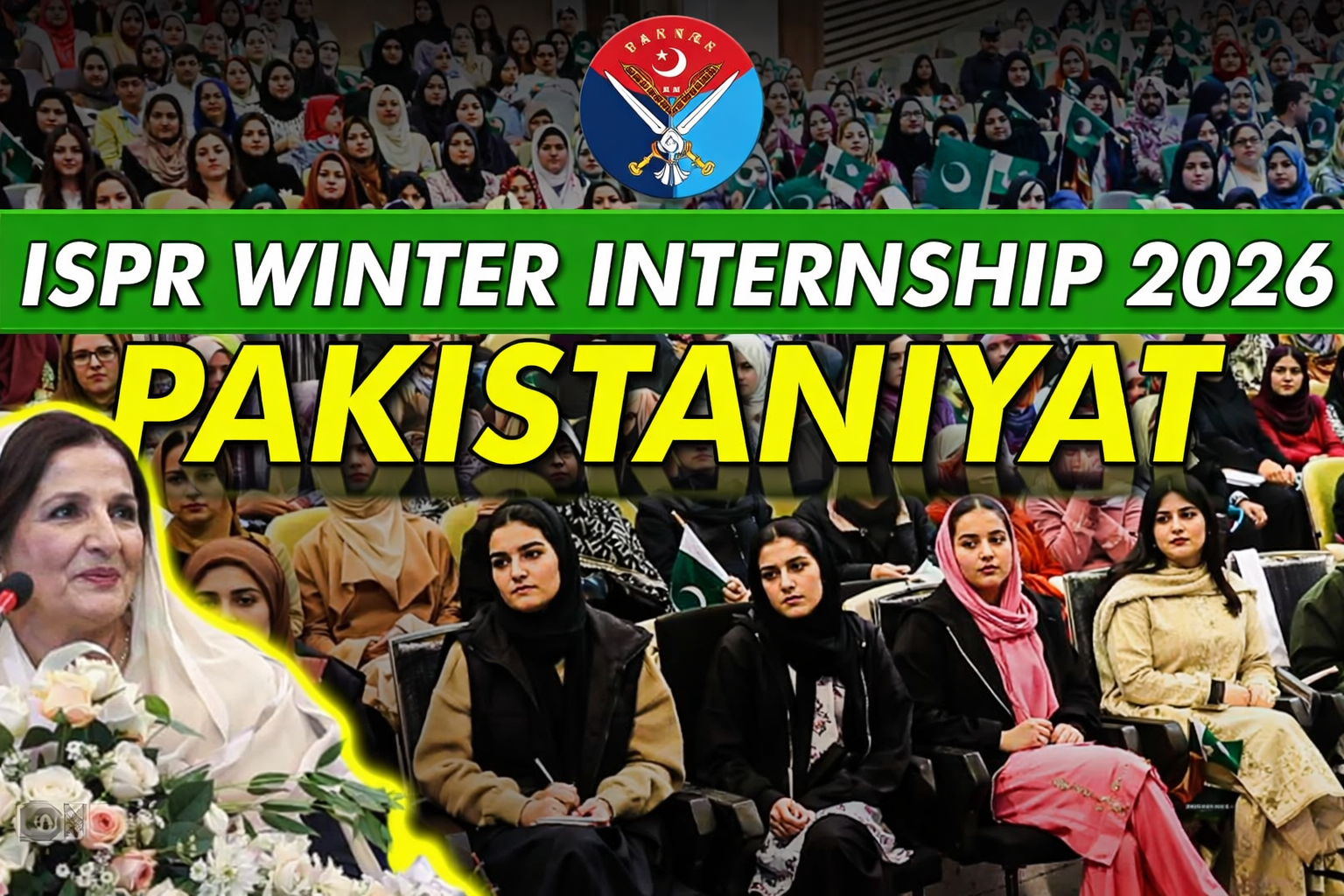 "Pakistaniat" and National Unity: Ms. Riffat Mushtaq Inspires Youth at ISPR Internship Program 2026