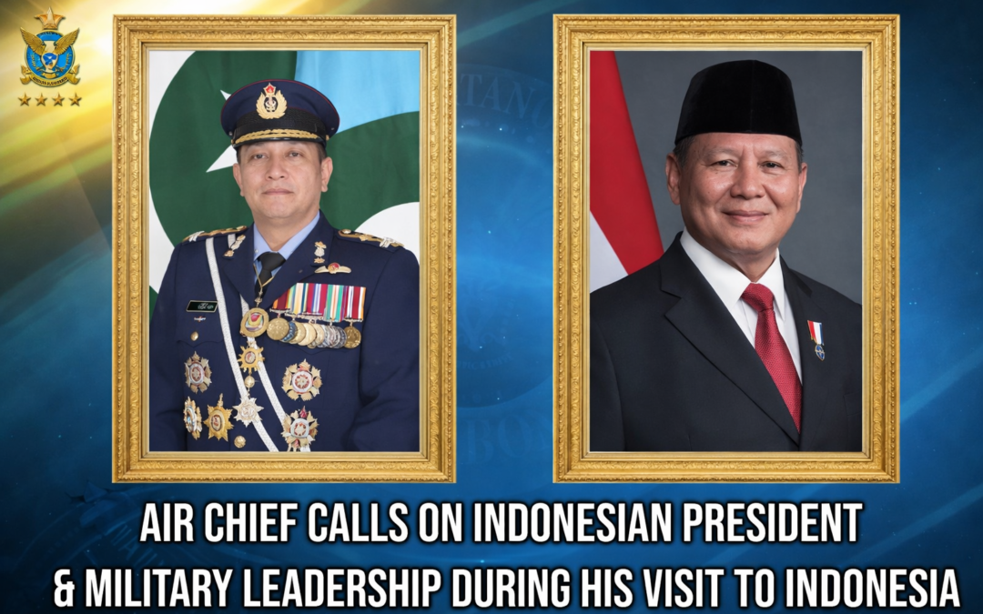 Pakistan and Indonesia Forge Aerospace Alliance, Air Chief Marshal Receives Highest Military Honor
