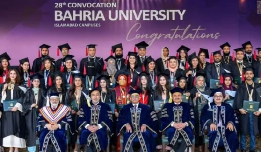 Admiral Naveed Ashraf Confers Degrees on 3,300 Graduates at Bahria University Convocation
