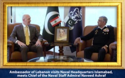 Lebanese Ambassador Calls on Chief of the Naval Staff to Strengthen Maritime Ties