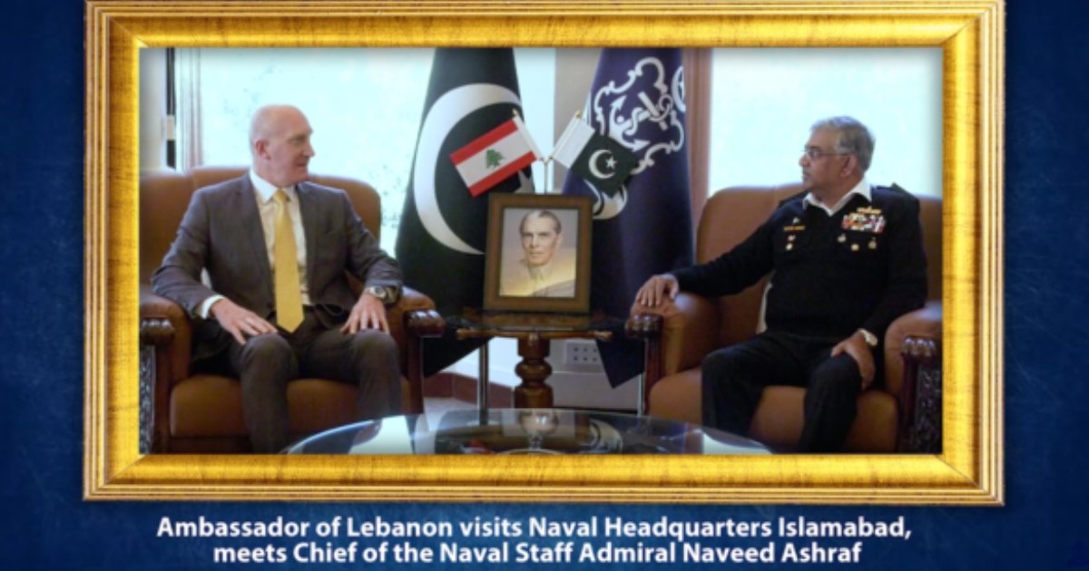Lebanese Ambassador Calls on Chief of the Naval Staff to Strengthen Maritime Ties