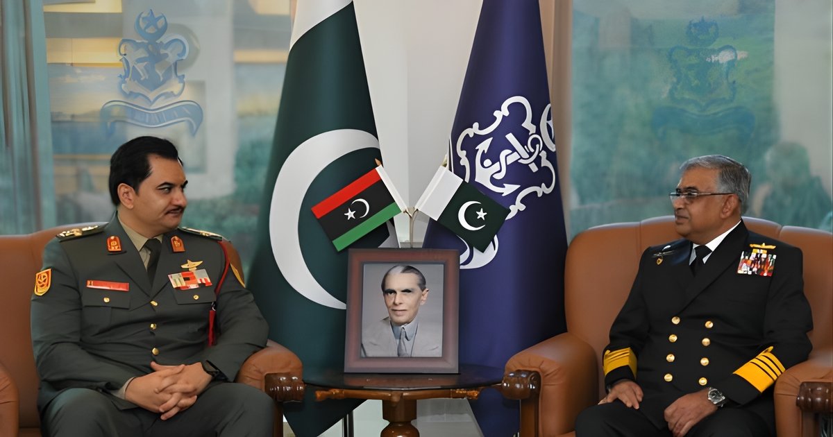 Libyan General Haftar Meets CNS Admiral Naveed Ashraf in Islamabad to Strengthen Defense Ties Libyan General Haftar Meets CNS Admiral Naveed Ashraf in Islamabad to Strengthen Defense Ties