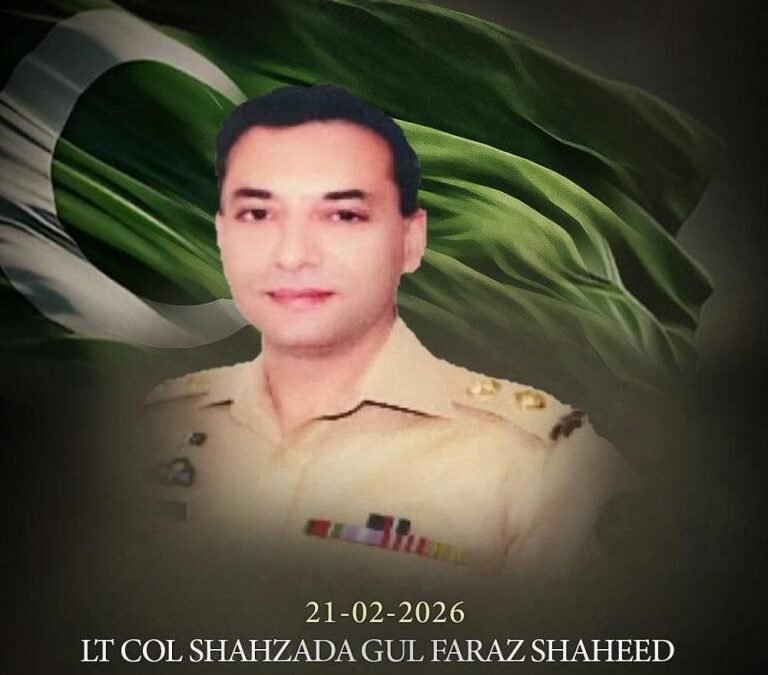 Lt. Col Shahzada Gul Faraz: A Nation Honors His Courage and Sacrifice in Bannu