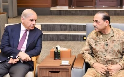 PM Shehbaz Sharif Briefed at GHQ on “Operation Ghazab-lil-Haq”
