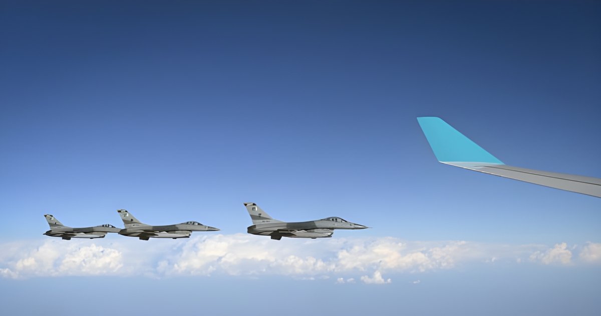 Pakistan Air Force Squadron's Aerial Salute to Kazakhstan President