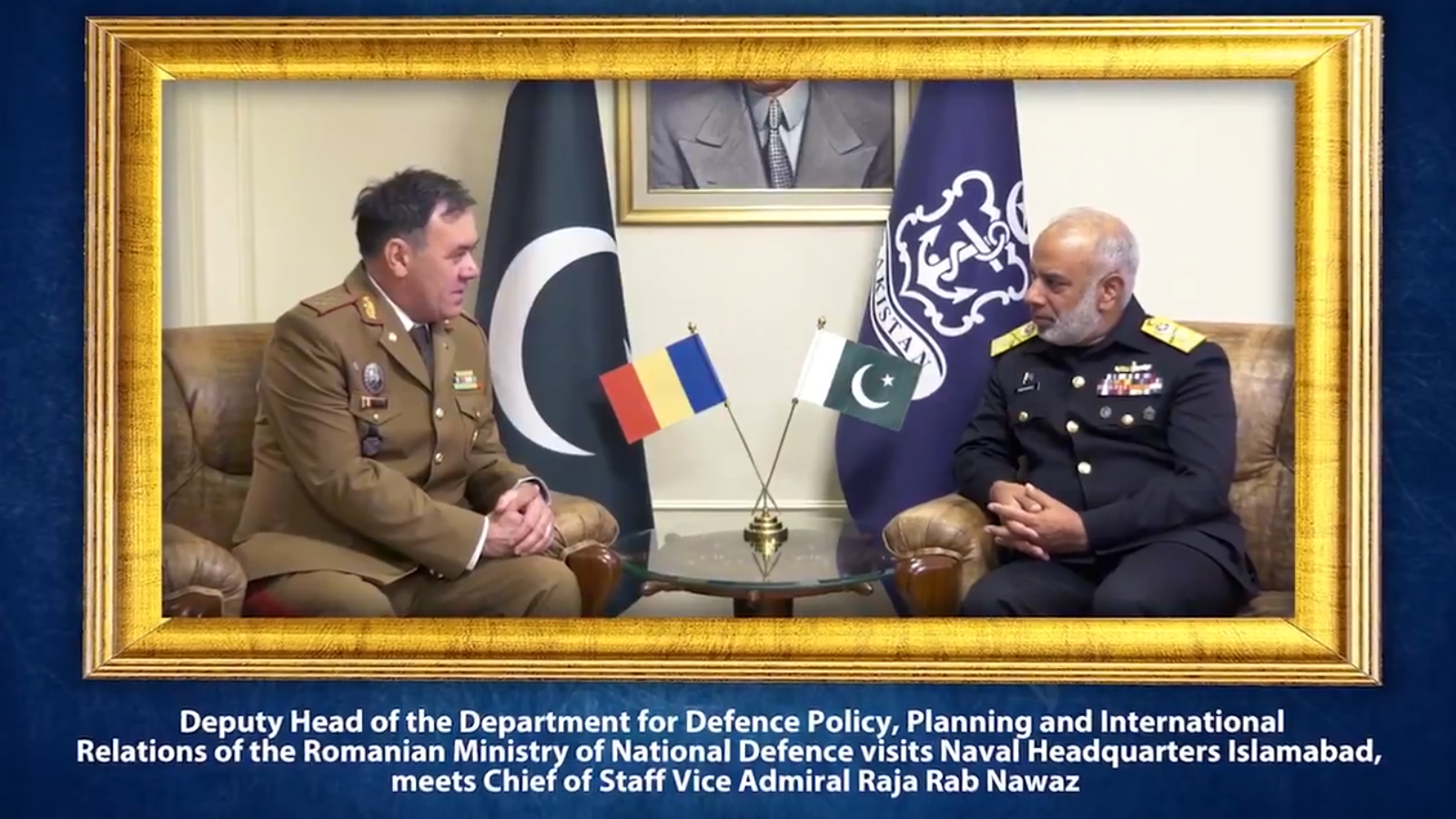 Pakistan and Romania Strengthen Defense Ties During High-Level Naval Delegation Visit
